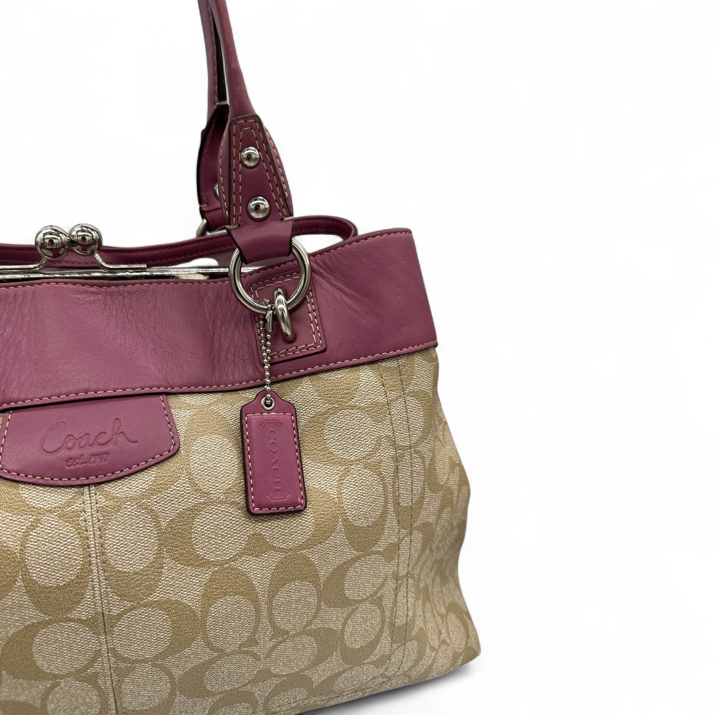 Vintage Coach F15705 Penelope Tote Shoulder Bag