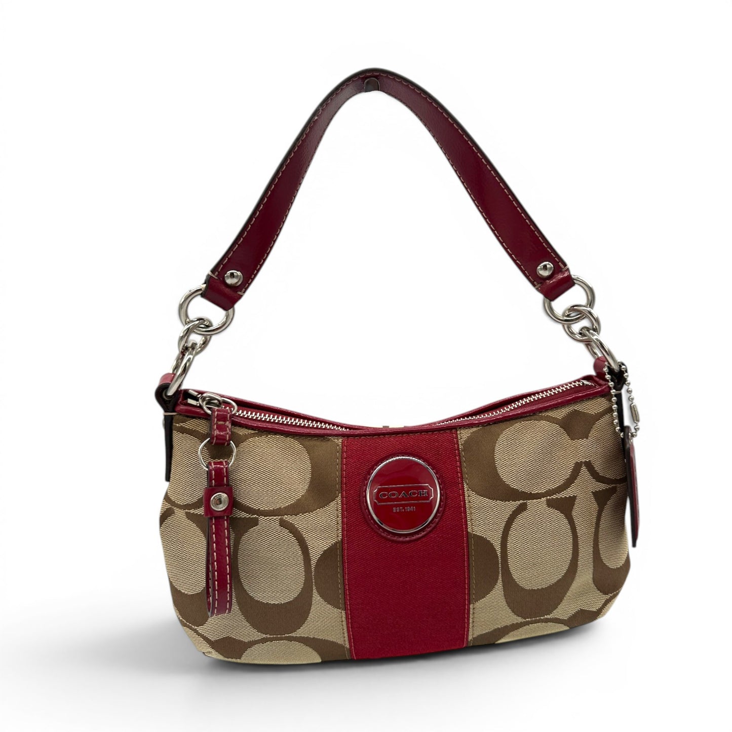 SELTENE Vintage Coach F17439 Schultertasche