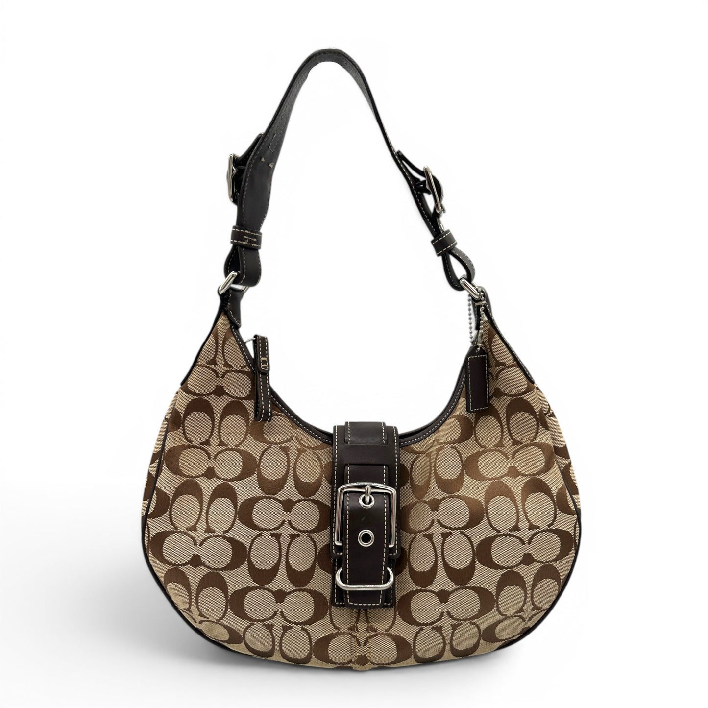 Sac à bandoulière vintage Coach 6363 Crescent Soho à boucle