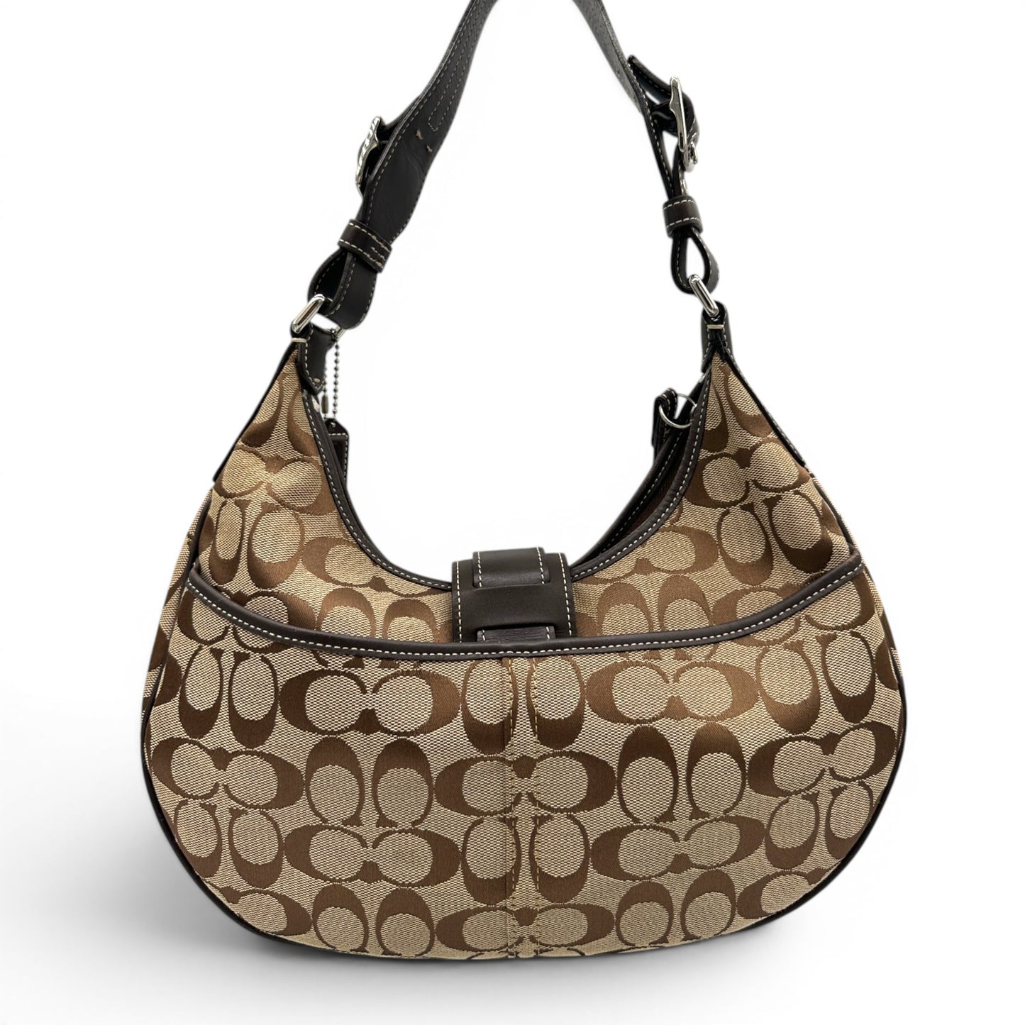 Sac à bandoulière vintage Coach 6363 Crescent Soho à boucle