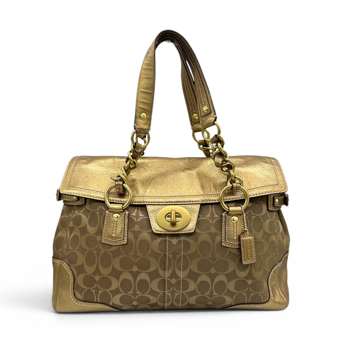 Vintage Coach 12515 RARE Turnlock Handbag