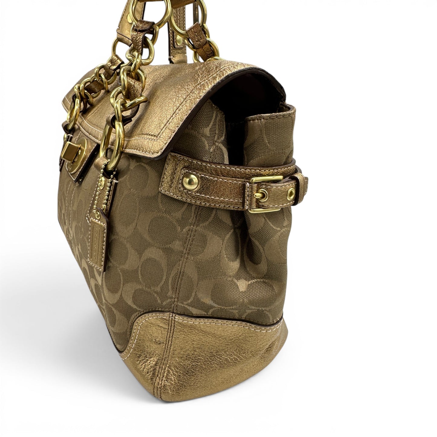 Vintage Coach 12515 RARE Turnlock Handbag