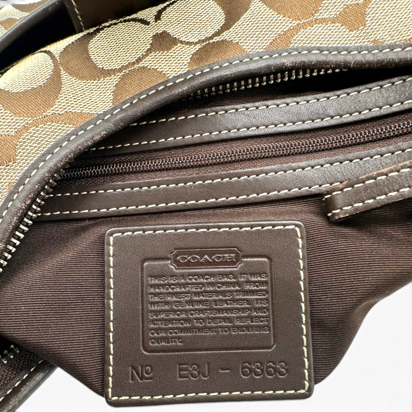 Sac à bandoulière vintage Coach 6363 Crescent Soho à boucle