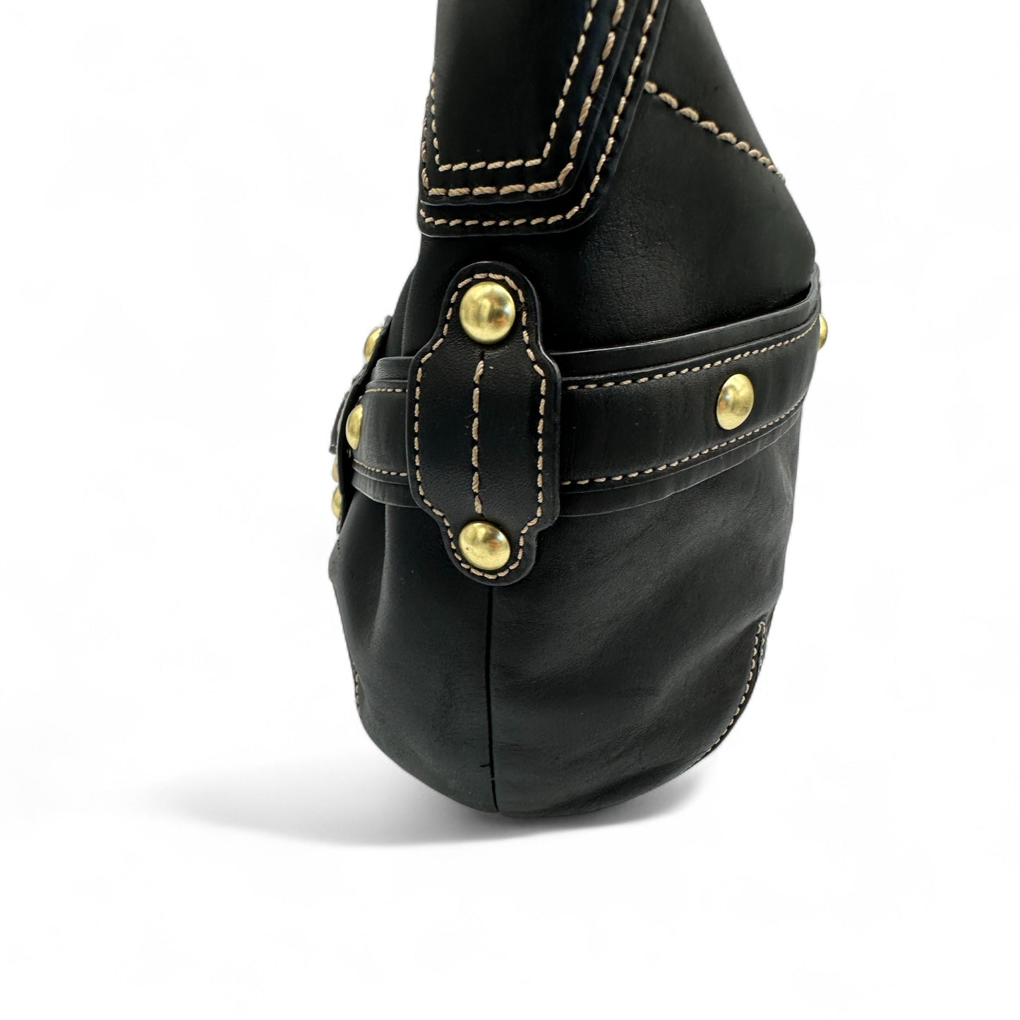 Vintage Coach 11261 Leather Horsebit Buckle Ergo Shoulder Bag