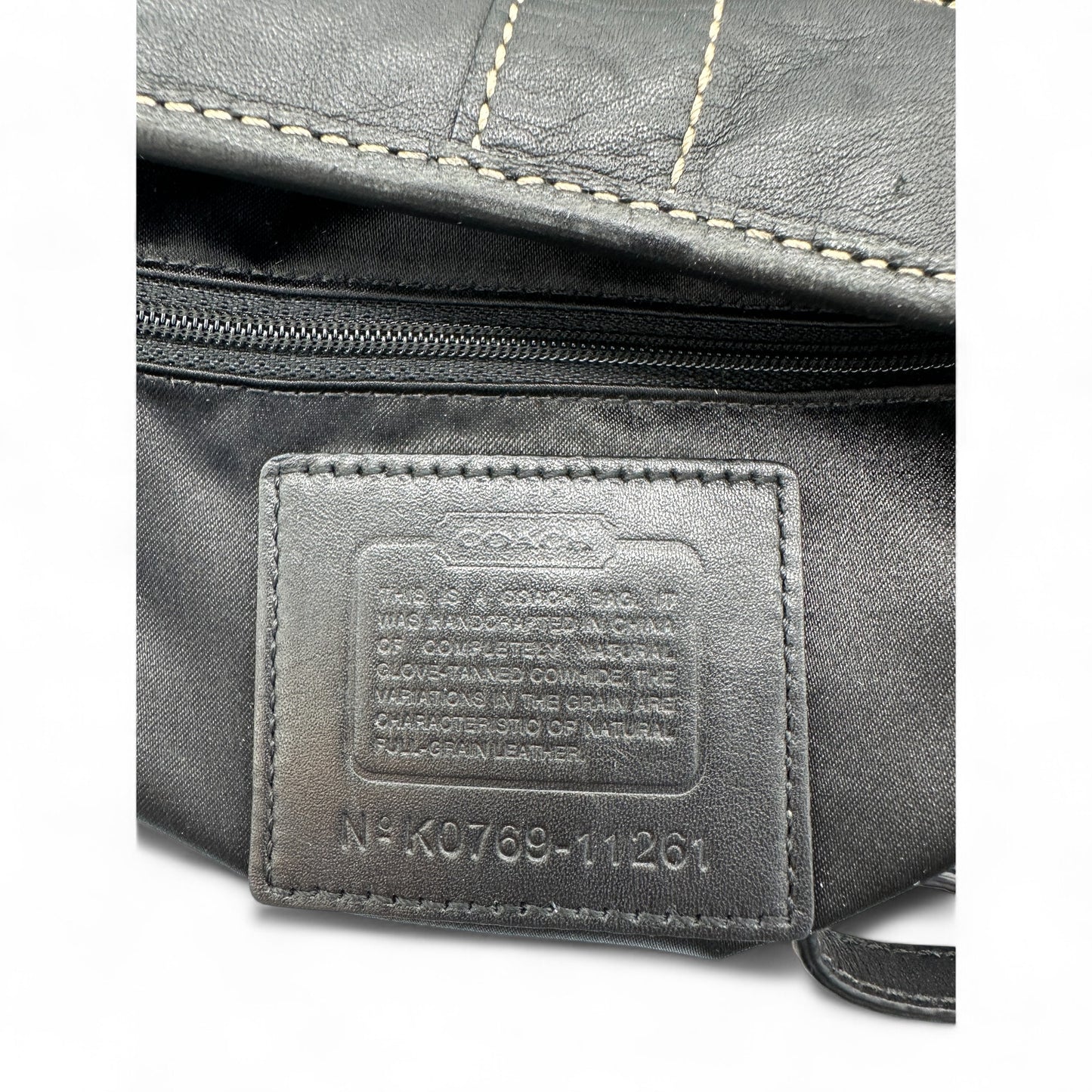 Vintage Coach 11261 Leather Horsebit Buckle Ergo Shoulder Bag