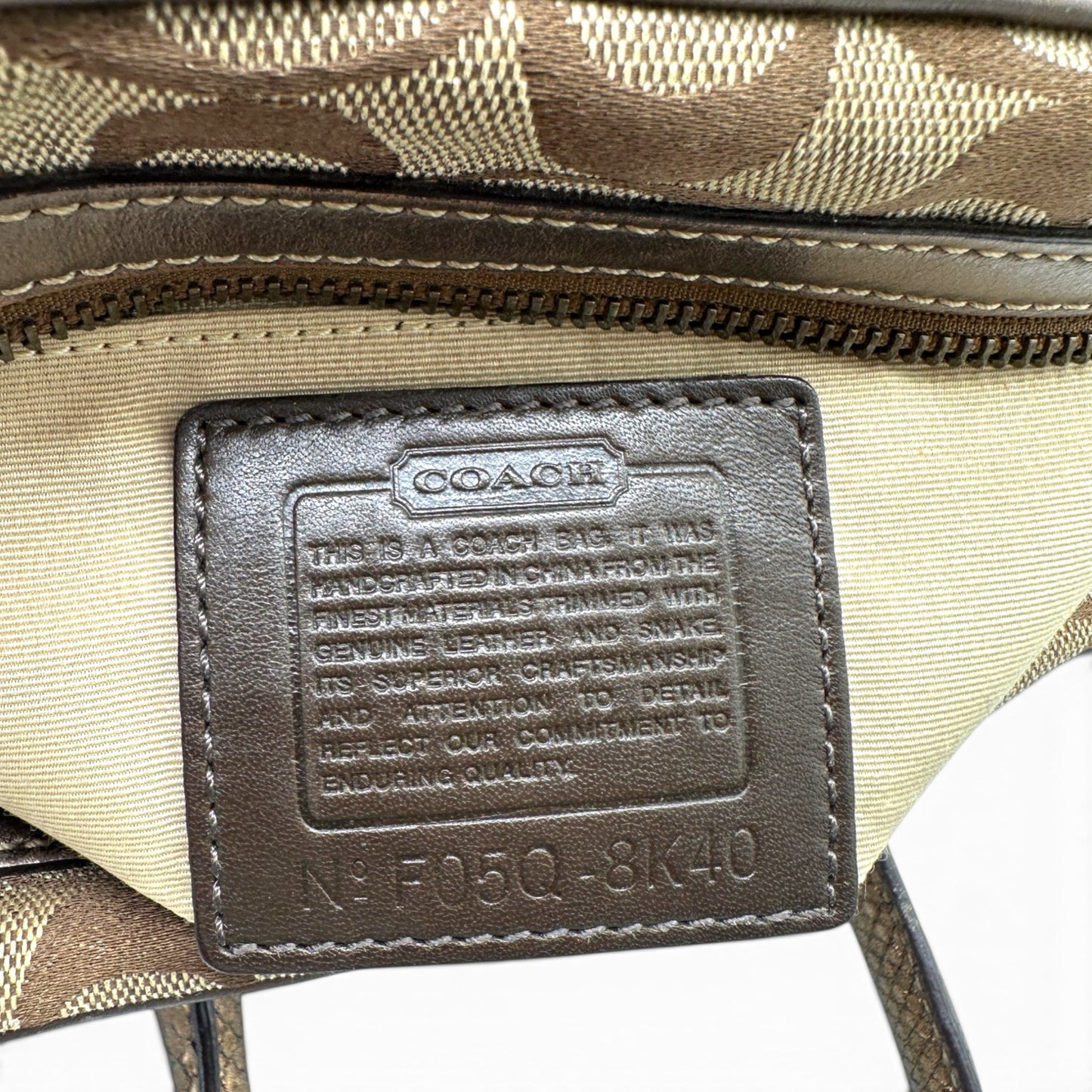 Vintage Coach 8K40 Soho Mini Boston Bag