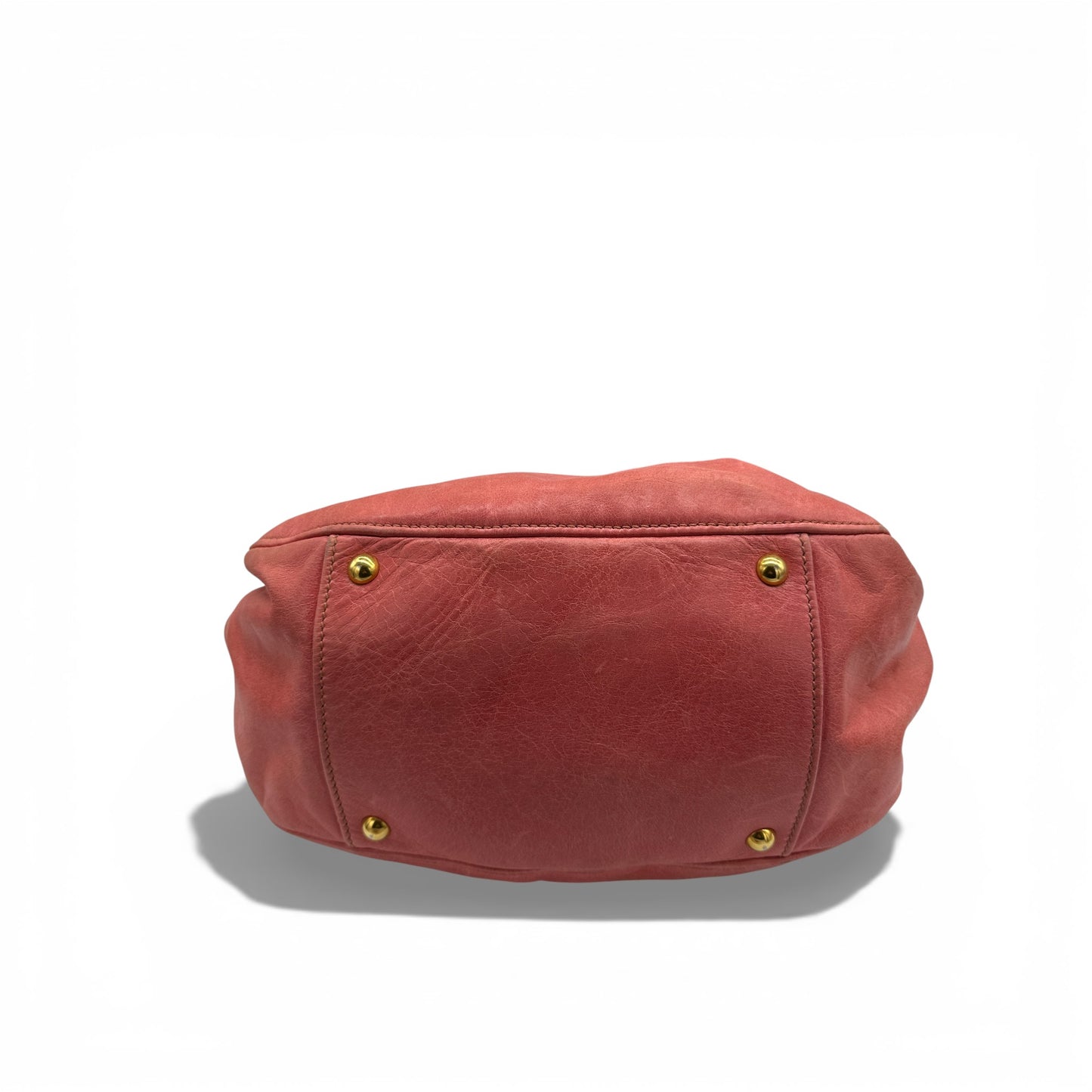 Miu Miu Matelassè Vitello Lux Bow Handbag