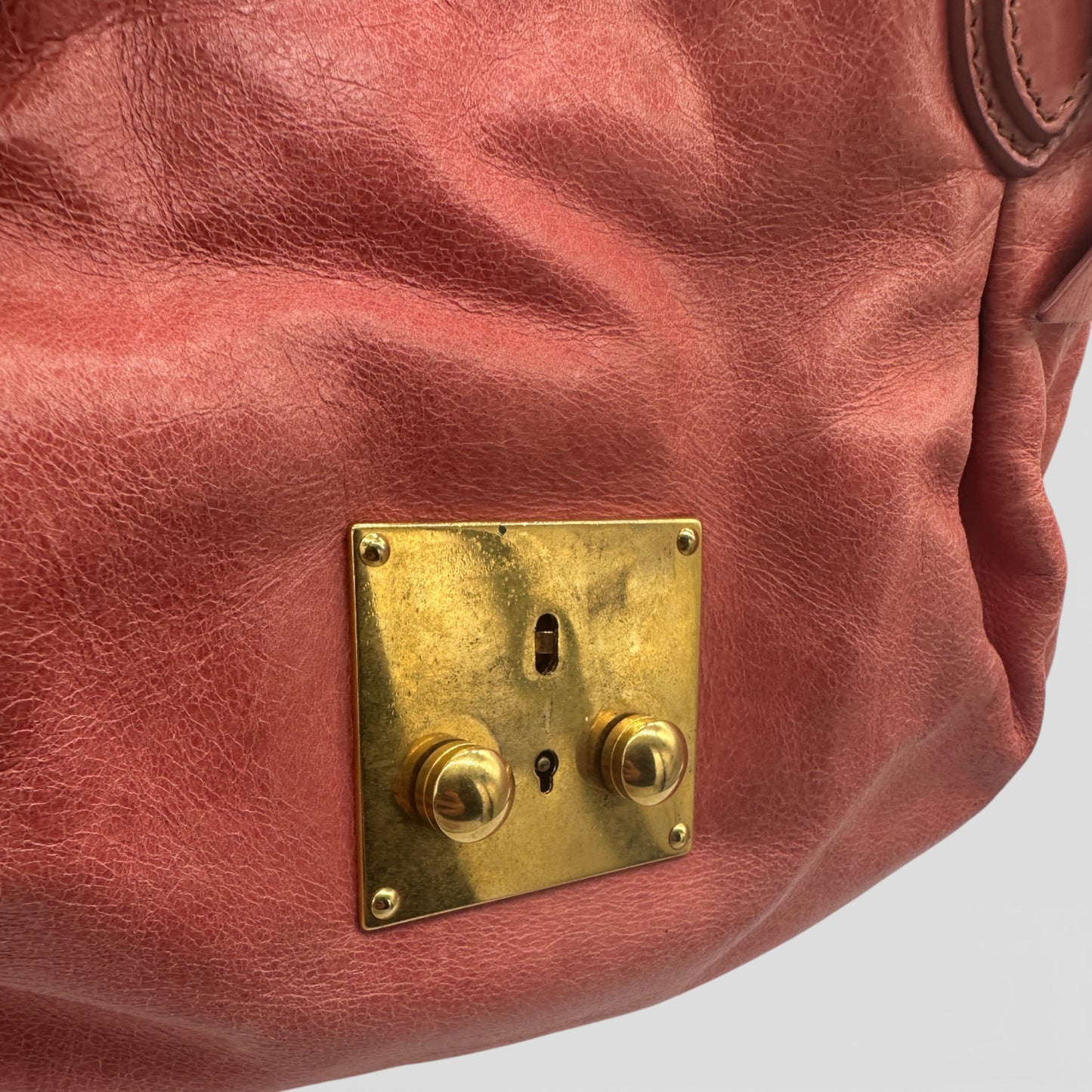 Miu Miu Matelassè Vitello Lux Bow Handbag