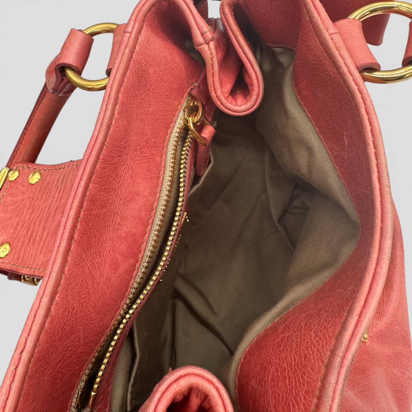 Miu Miu Matelassè Vitello Lux Bow Handbag