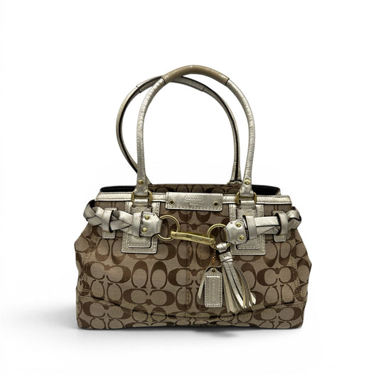 Vintage Coach F13065 Hampton Clip Handbag