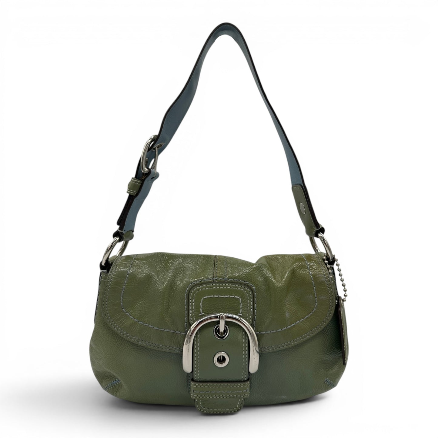 Vintage Coach F13132 Patent Soho Shoulder Bag