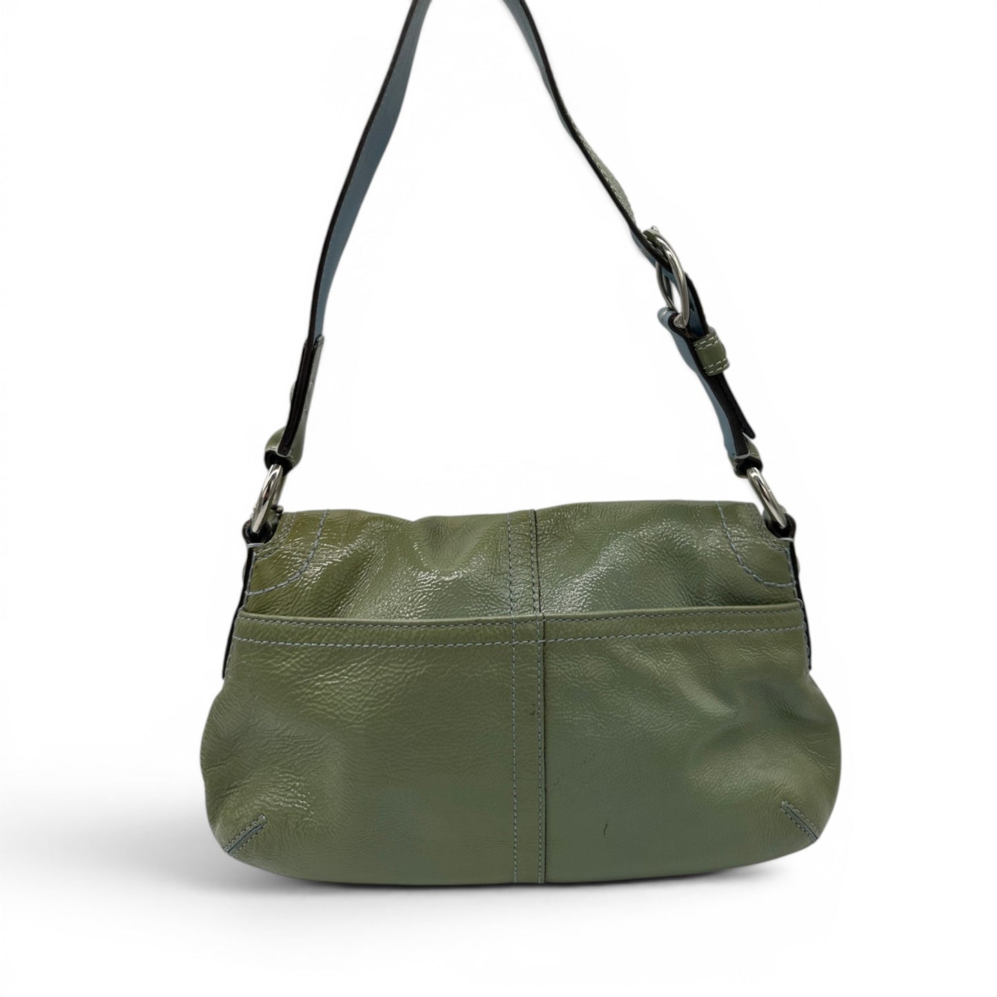 Vintage Coach F13132 Patent Soho Shoulder Bag