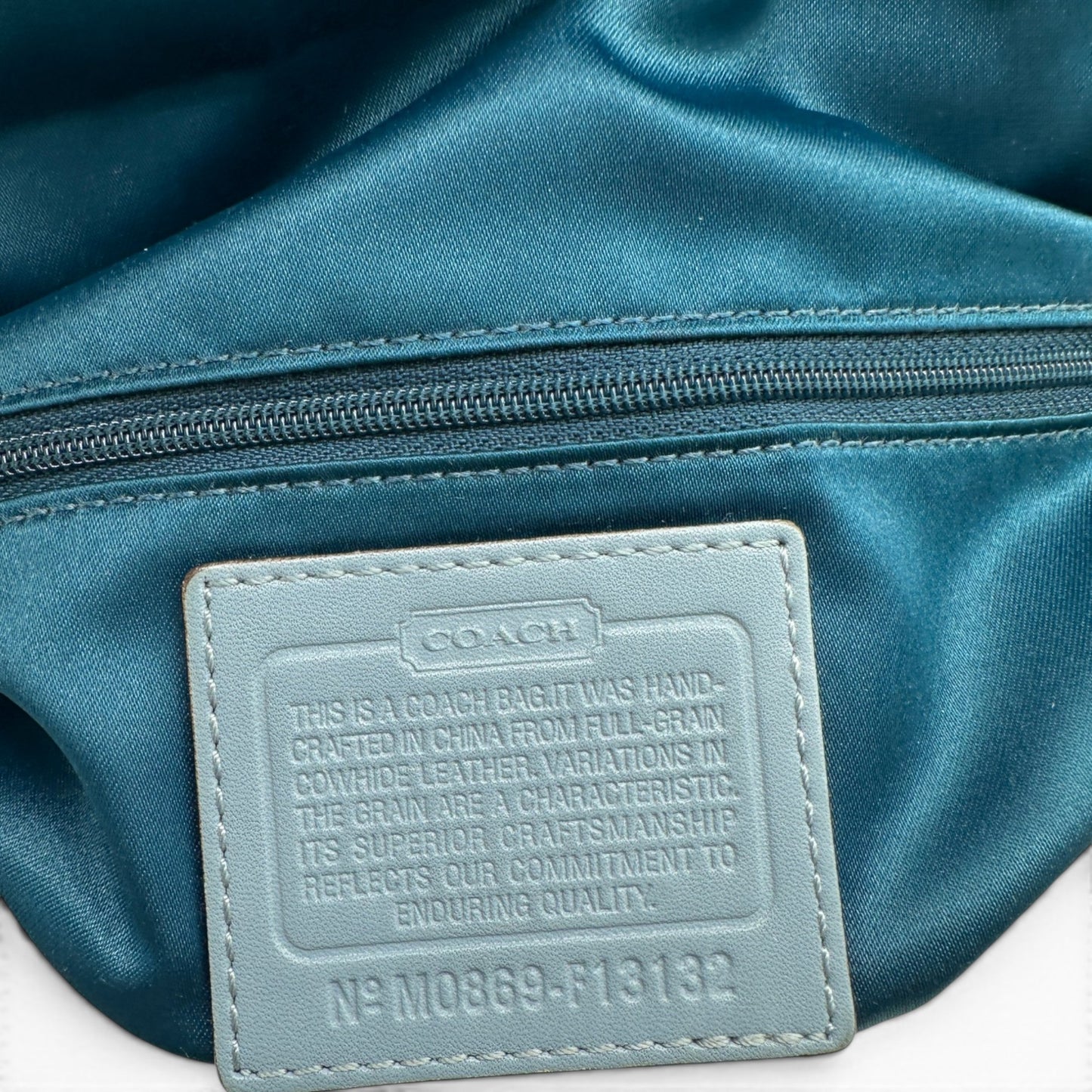 Vintage Coach F13132 Patent Soho Shoulder Bag