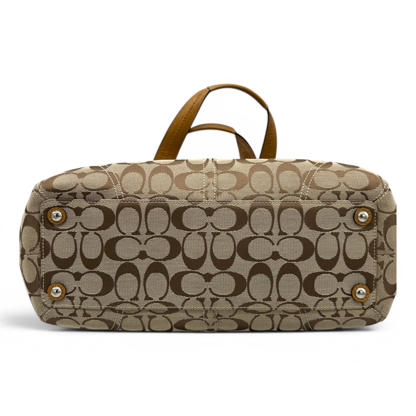 Vintage Coach F13113 Grüne Monogram Soho Schultertasche