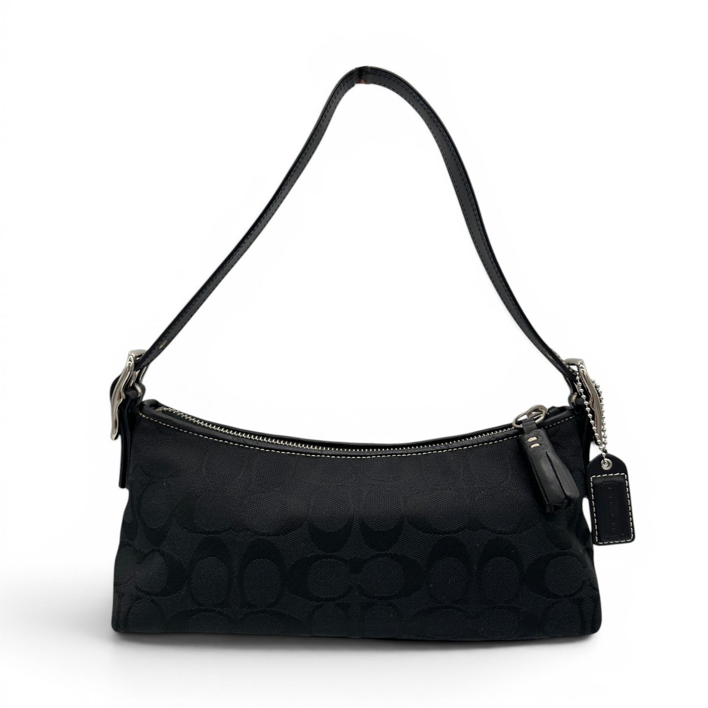 Vintage Coach 8K01 East West Baguette Shoulder Bag