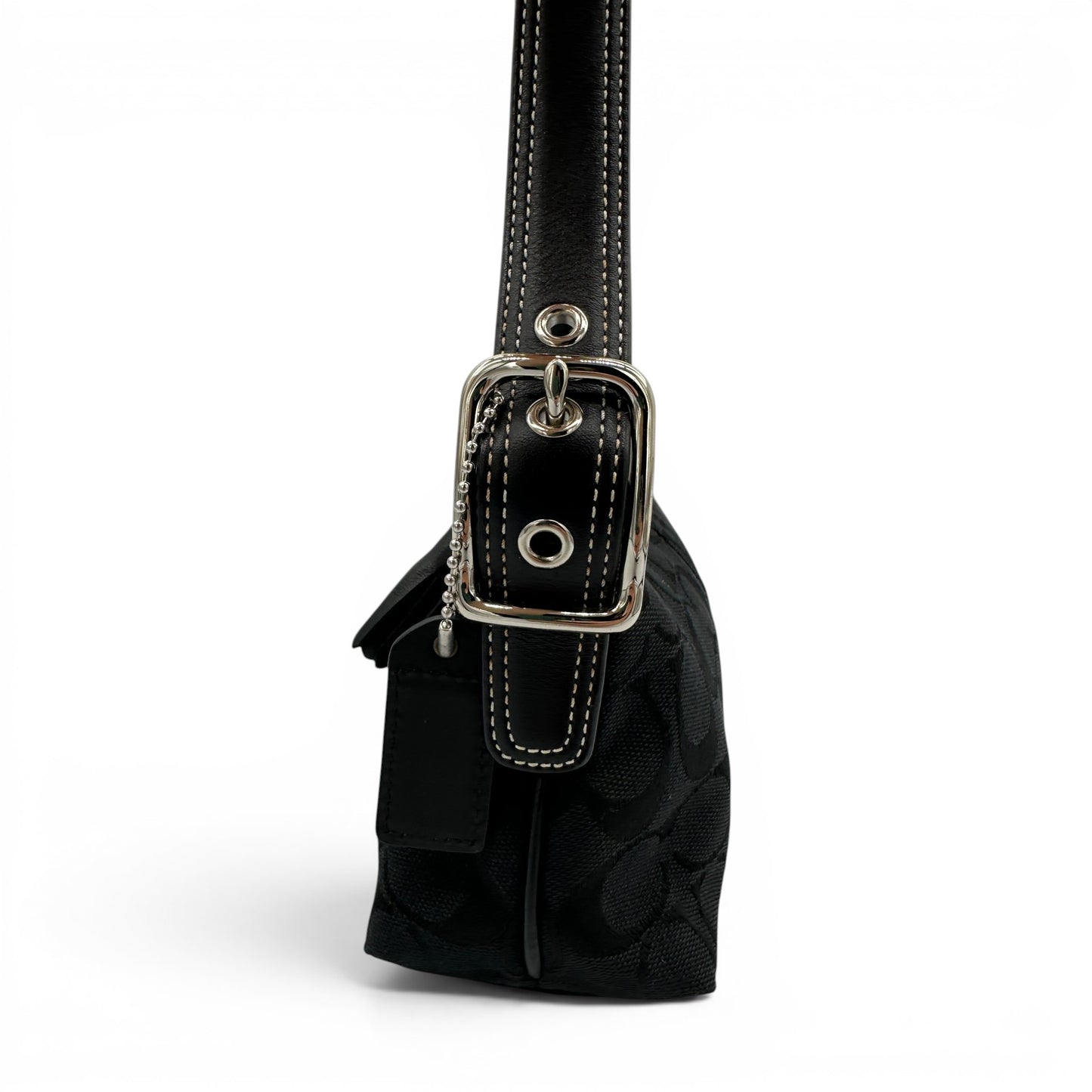 Vintage Coach 8K01 East West Baguette Shoulder Bag