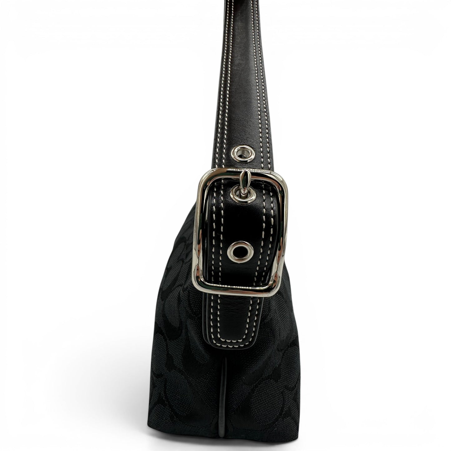 Vintage Coach 8K01 East West Baguette Shoulder Bag