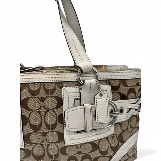 Vintage Coach Soho 5089 Monogram Tote Bag