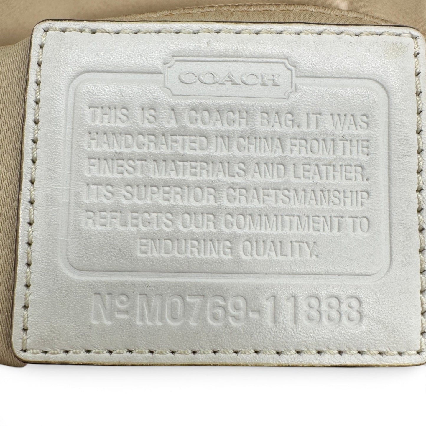 Sac bandoulière vintage Coach 11888 Soho