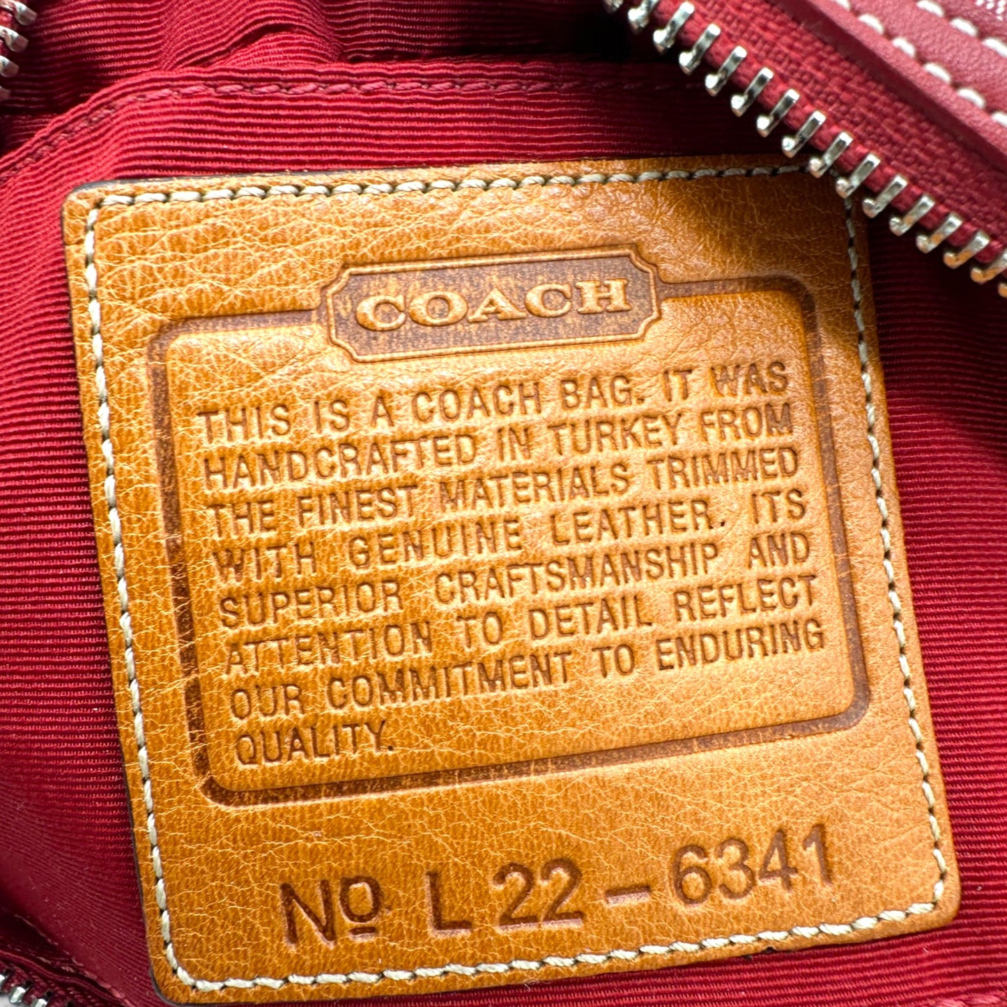 Vintage Coach 6341 Crossbody Camera Bag