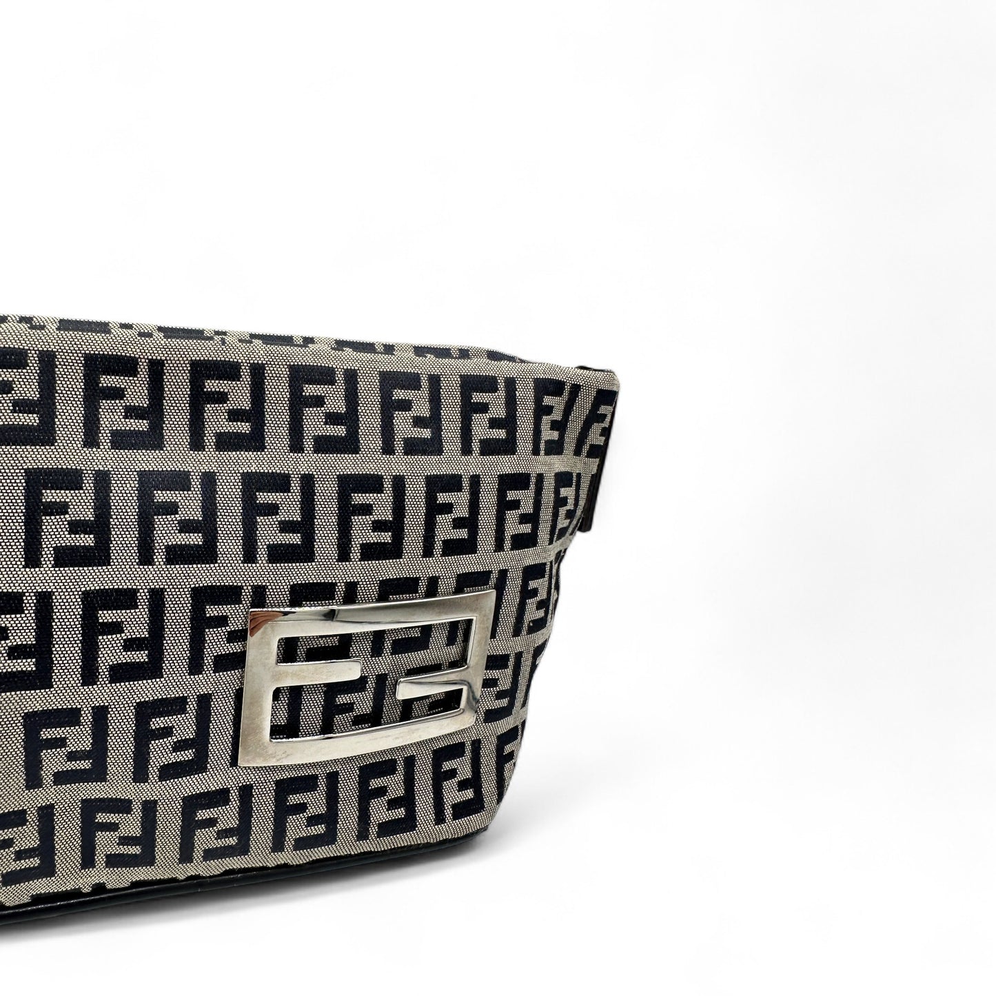 Vintage Fendi Zucchino Pochette Shoulder Bag