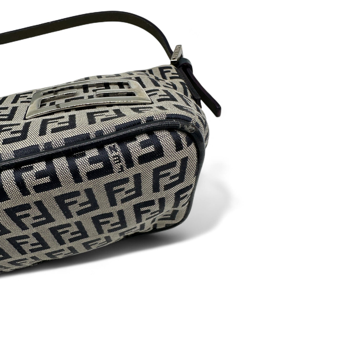 Vintage Fendi Zucchino Pochette Shoulder Bag