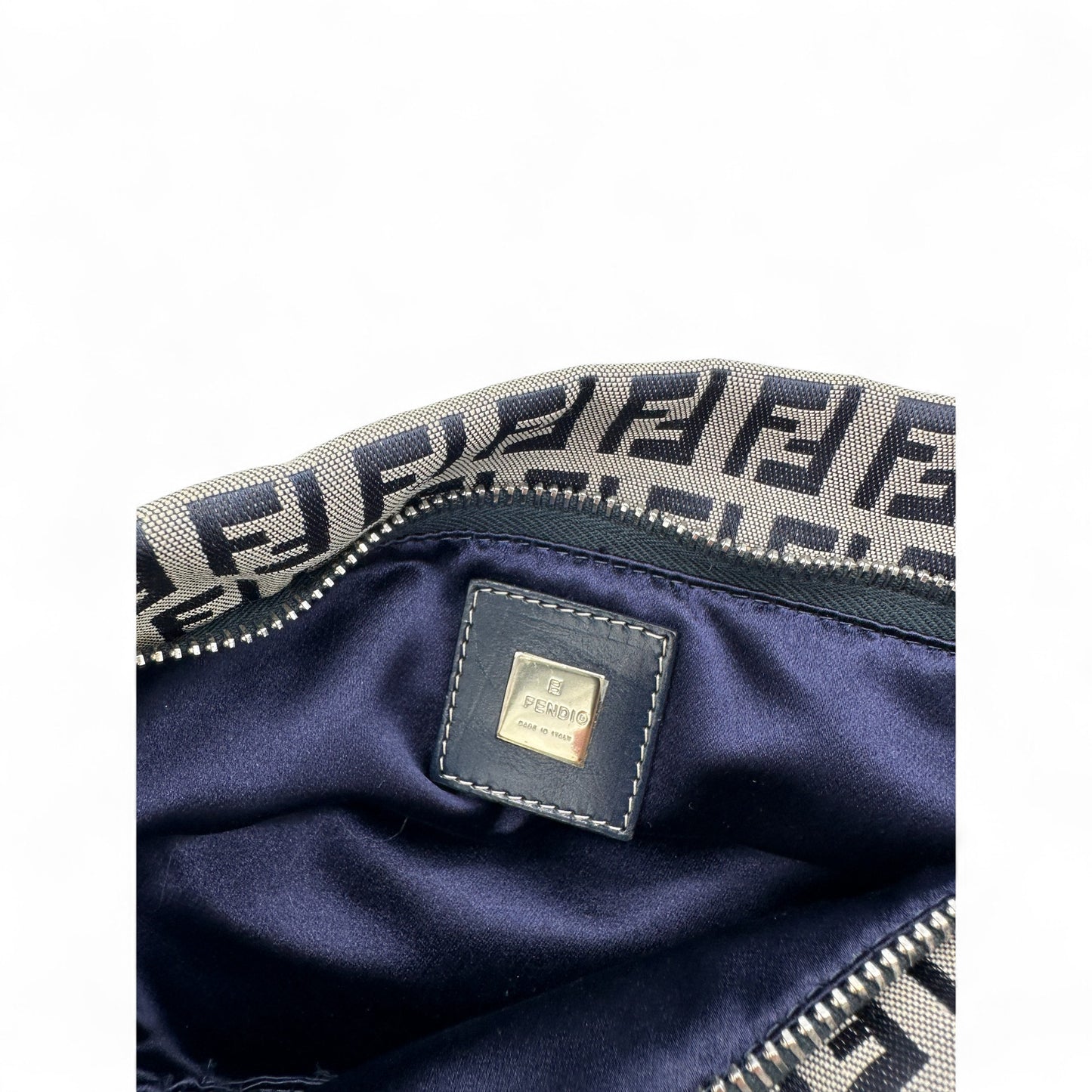 Vintage Fendi Zucchino Pochette Shoulder Bag