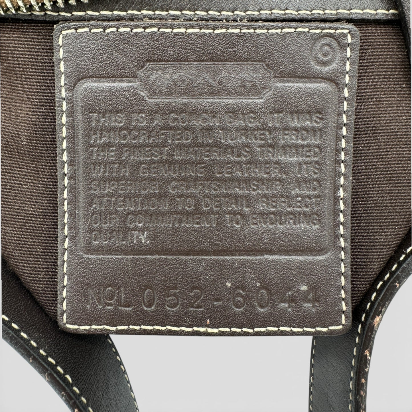 Vintage Coach Sufflette 6044 Shoulder Bag