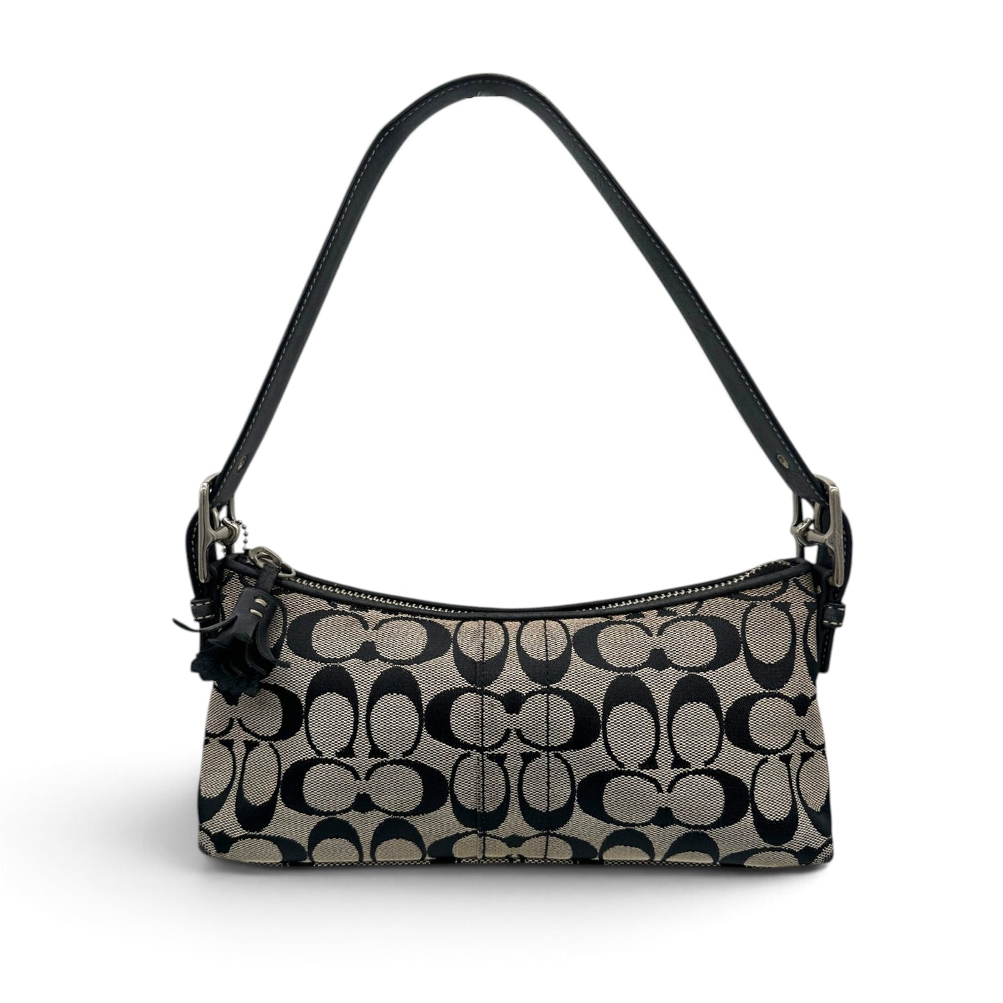 Vintage Coach 6371 East West Baguette Shoulder Bag