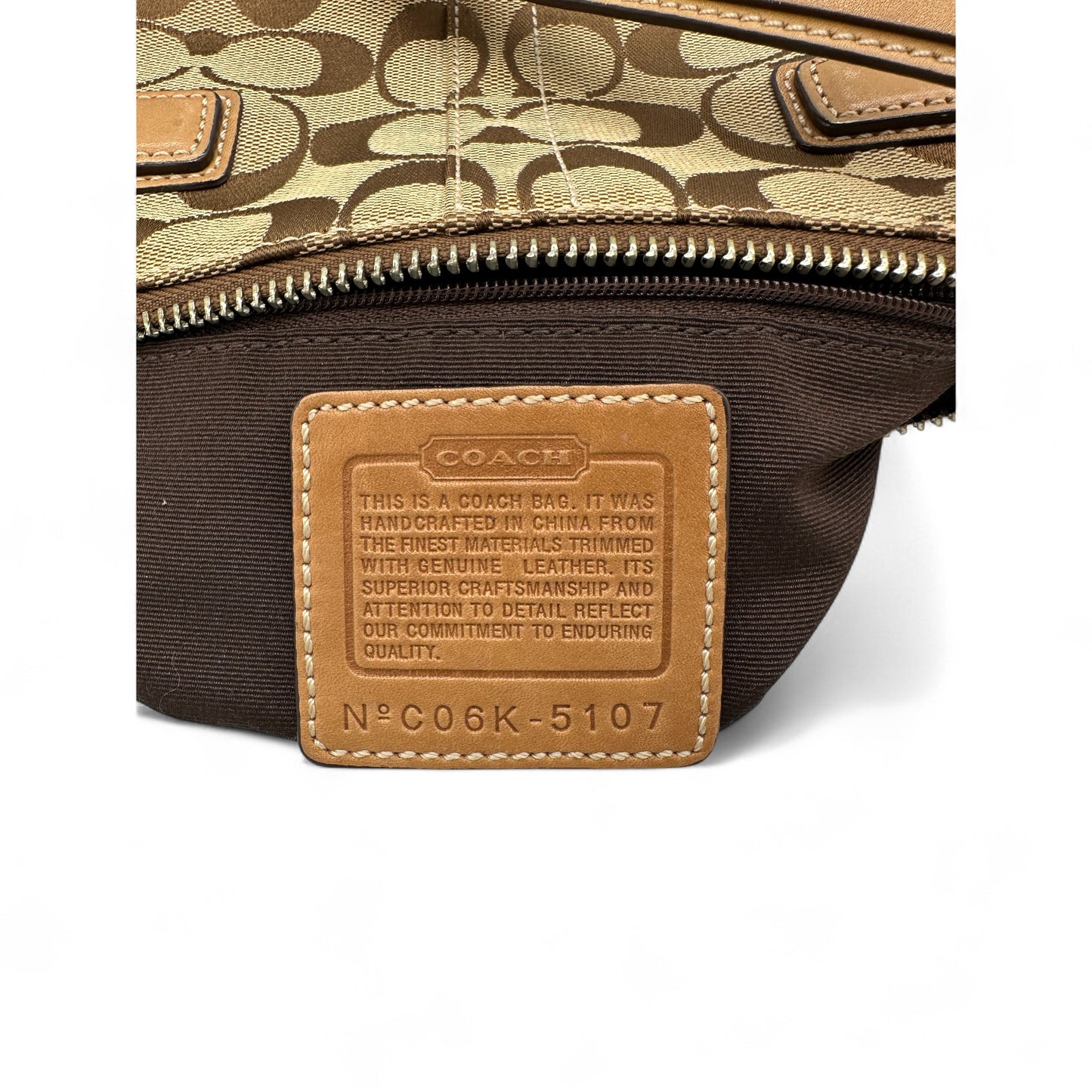 Sac bandoulière vintage Coach 5107 Demi Soho