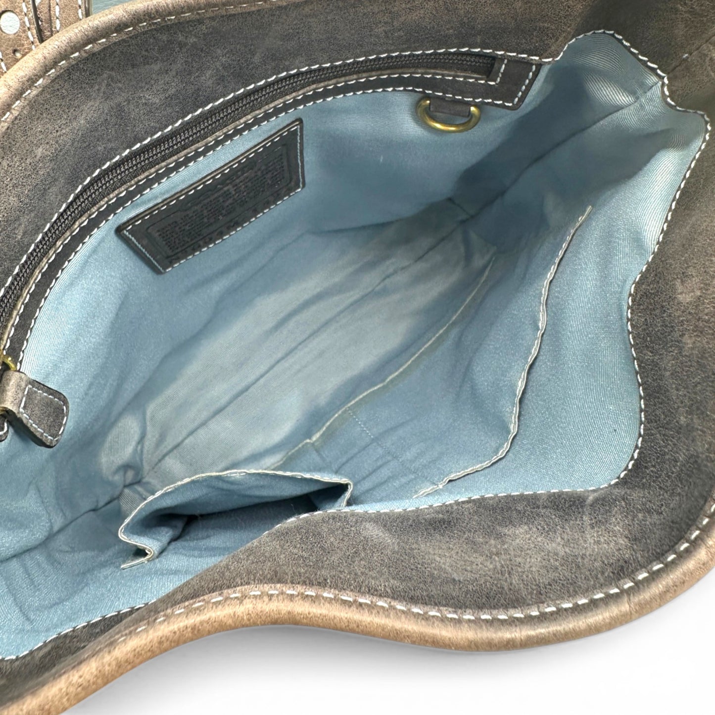 Sac bandoulière vintage Coach 1424 Hampton à clip