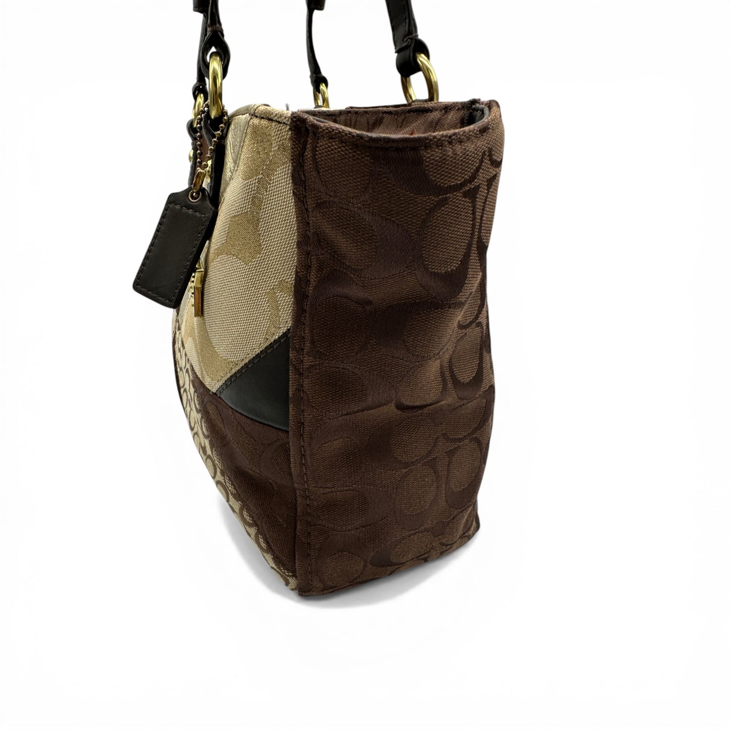Vintage Coach F147614 Gallery Patchwork Tote Handbag