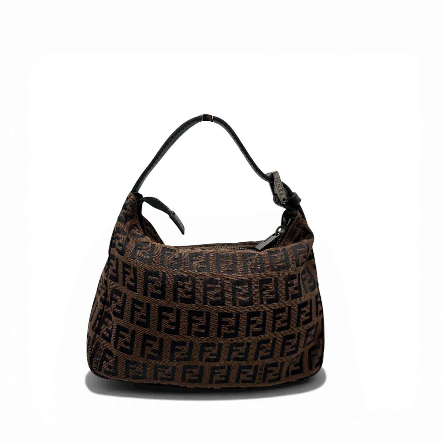 Vintage Fendi Zucchino Pouch Handbag