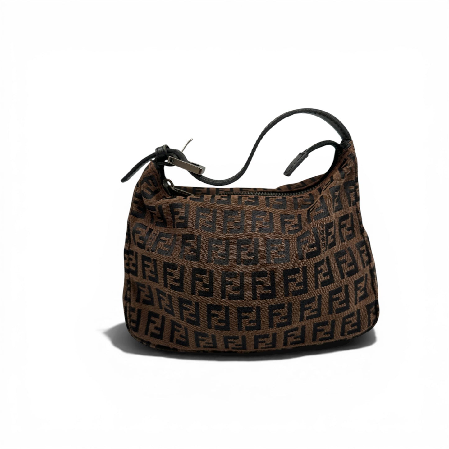 Vintage Fendi Zucchino Pouch Handbag