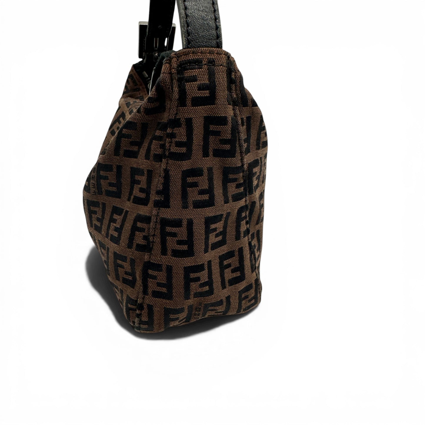 Vintage Fendi Zucchino Pouch Handbag