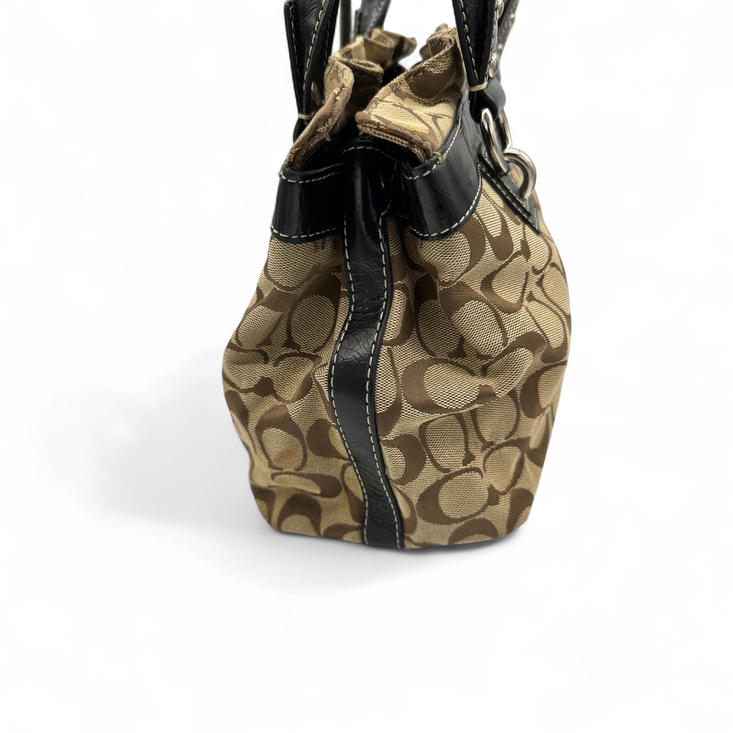 Vintage Coach F14692 Signature Monogram Tote Schultertasche