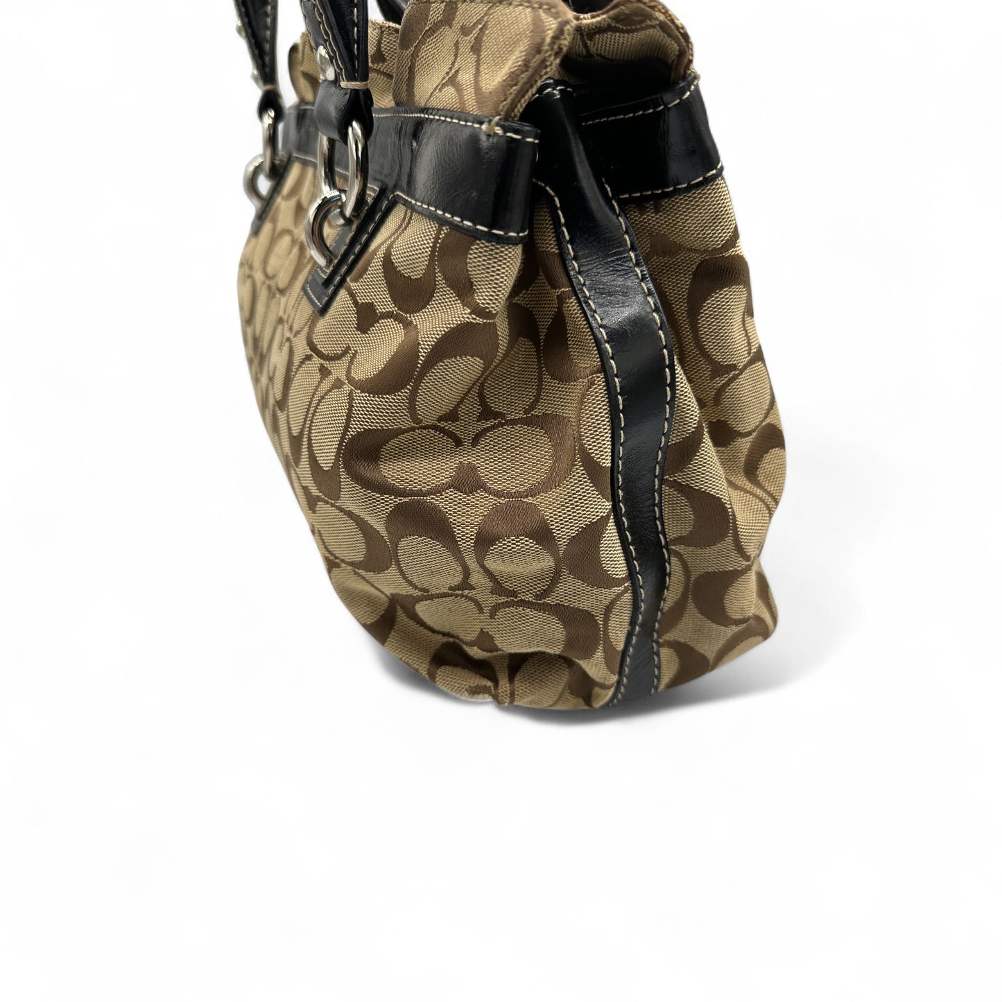 Vintage Coach F14692 Signature Monogram Tote Schultertasche