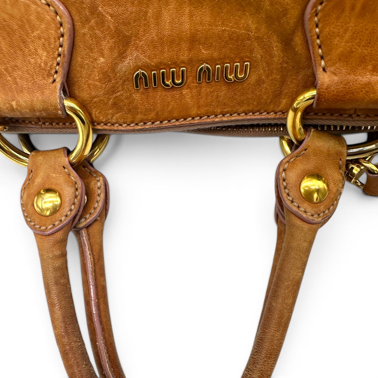Vintage Miu Miu 2-Way Vitello Tote Bag