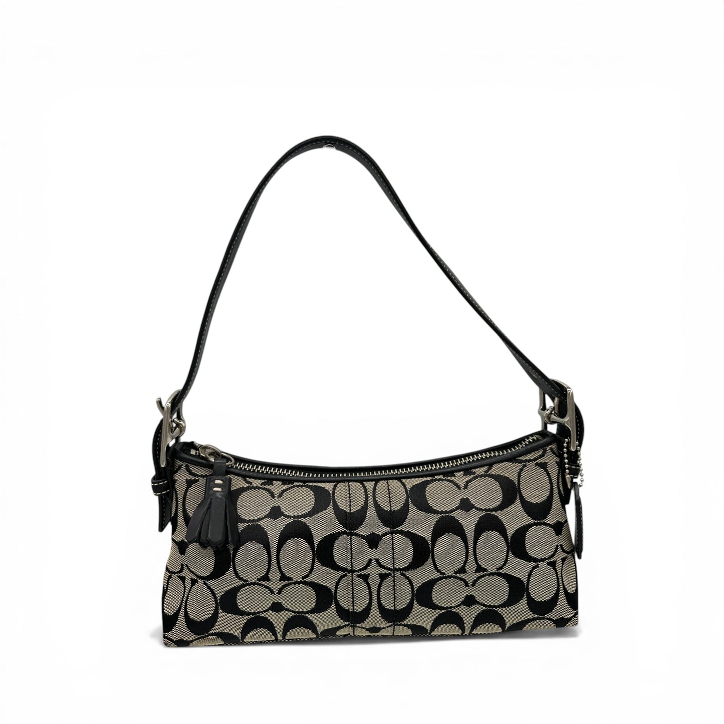 Vintage Coach 6371 East West Baguette Shoulder Bag
