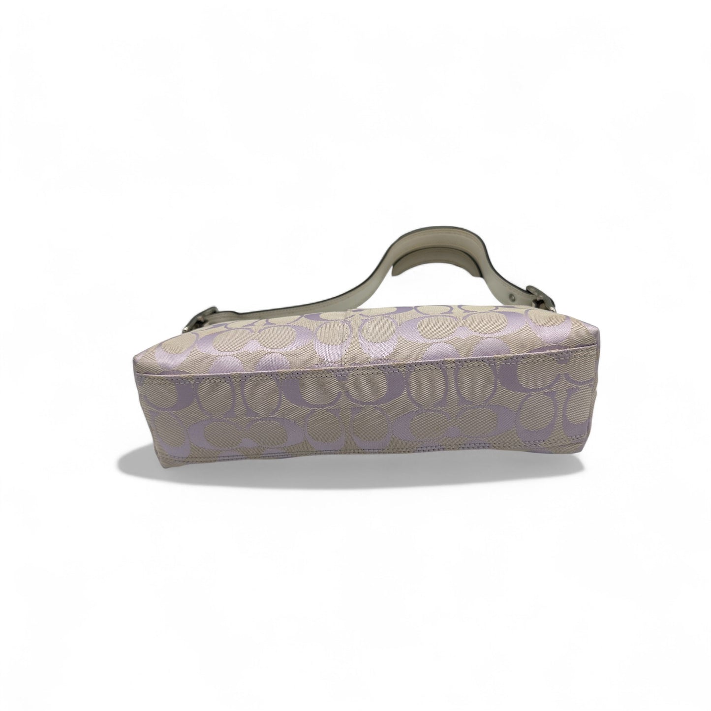 Vintage Coach 8K01 Lilac East West Baguette Shoulder Bag