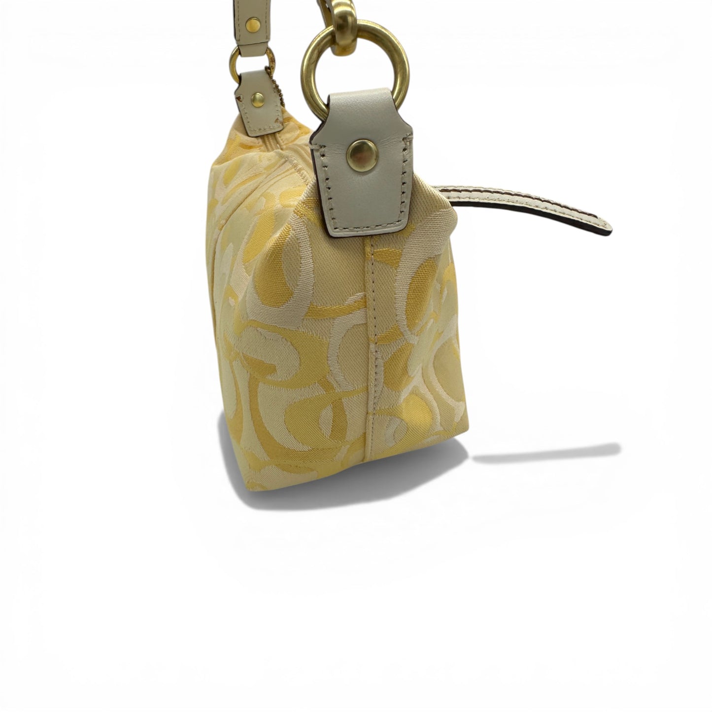 Vintage Coach Y2K Optic Monogram Shoulder Bag
