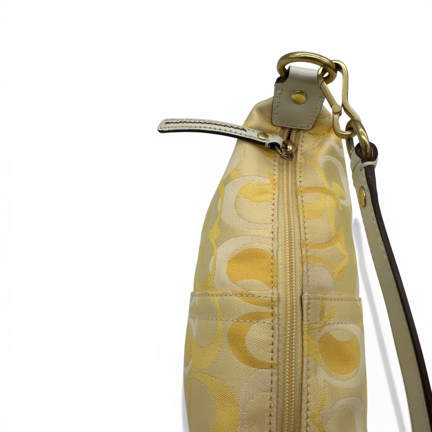 Vintage Coach Y2K Optic Monogram Shoulder Bag