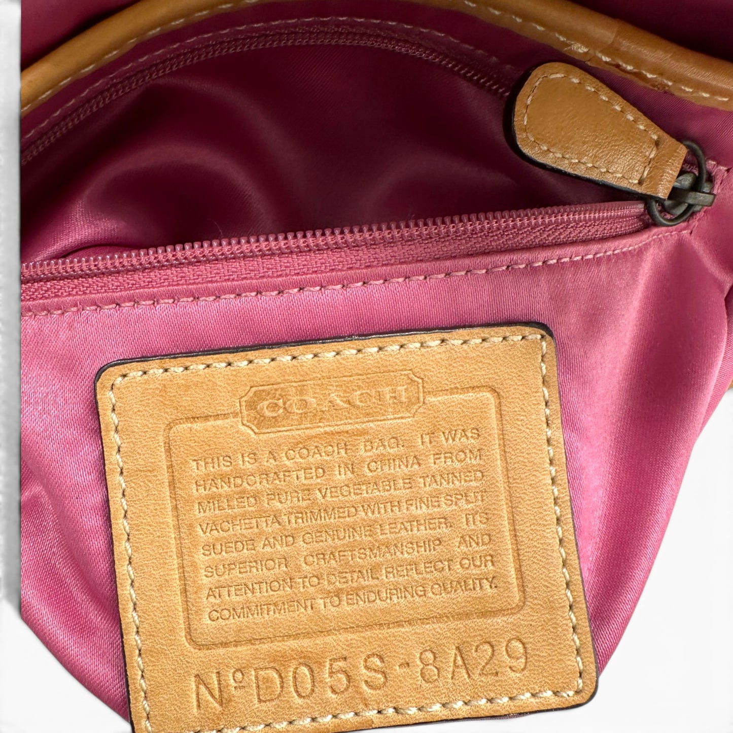 Sac bandoulière vintage Coach 8K38 Soho à boucle et finitions python, style années 2000