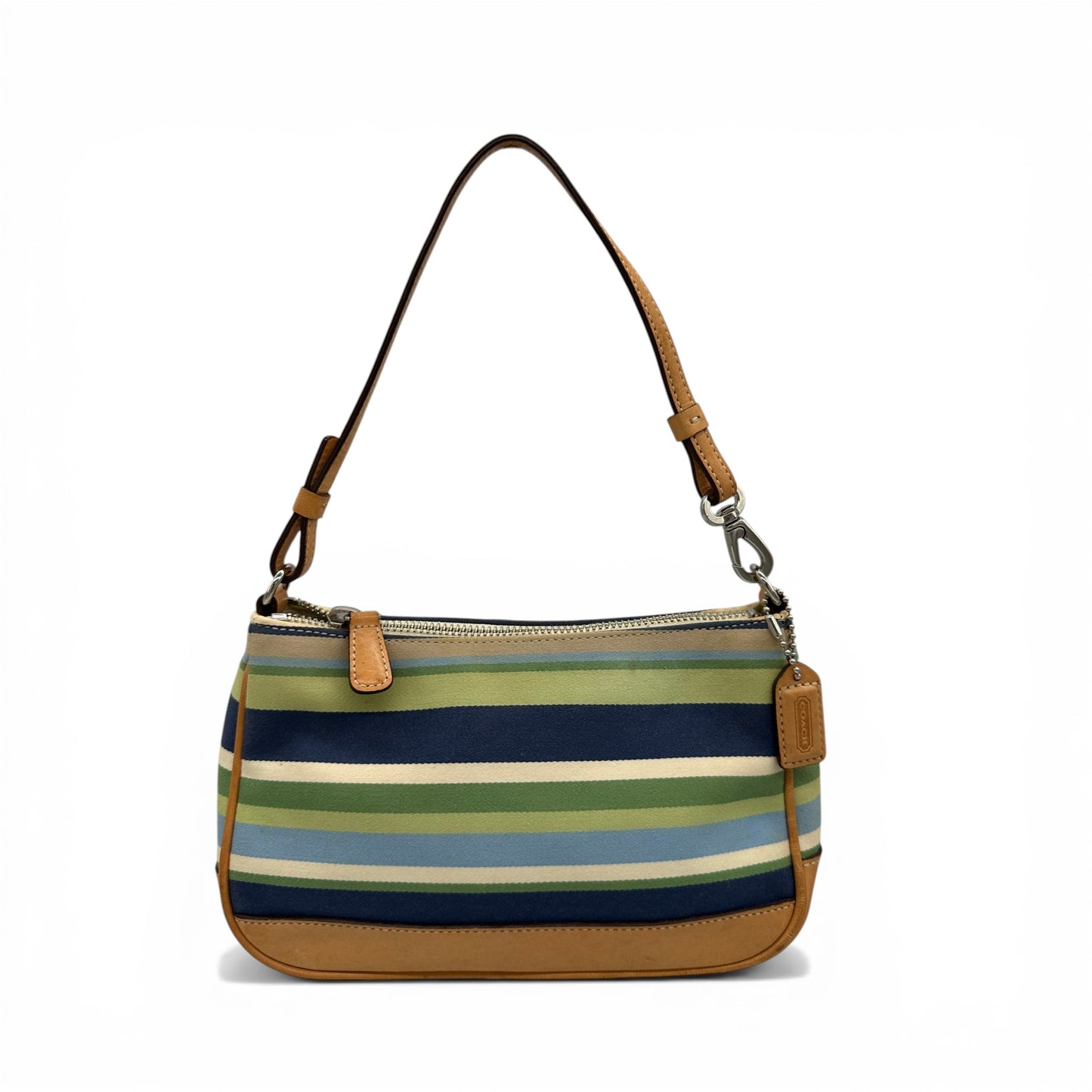 Vintage Coach 7749 Stripe Demi Mini Shoulder Bag