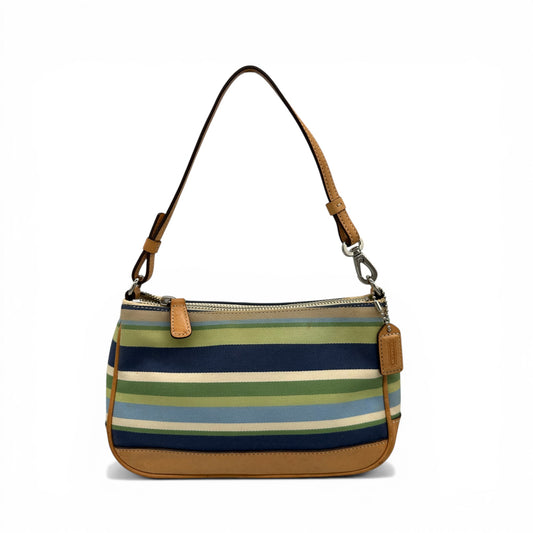 Vintage Coach 7749 Stripe Demi Mini Shoulder Bag