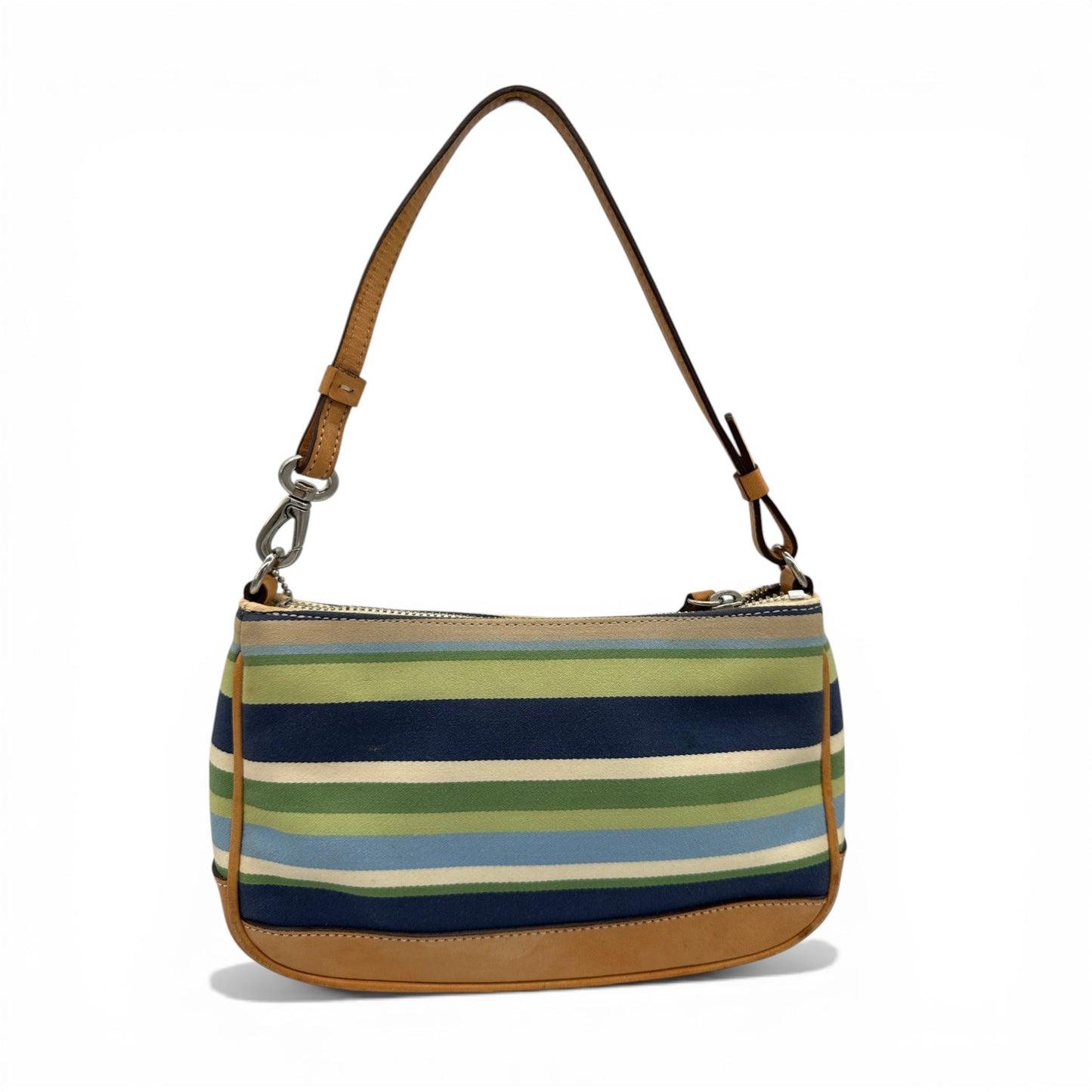 Vintage Coach 7749 Stripe Demi Mini Shoulder Bag