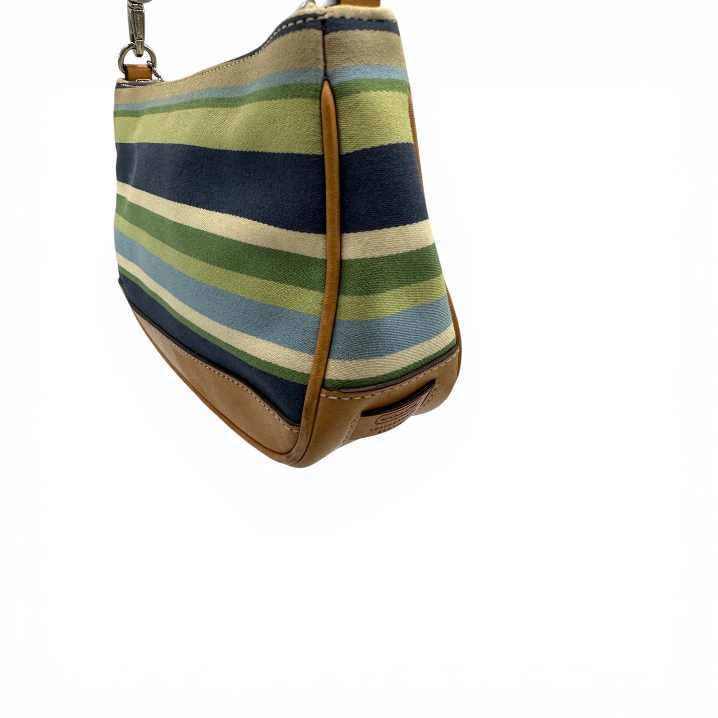 Vintage Coach 7749 Stripe Demi Mini Shoulder Bag