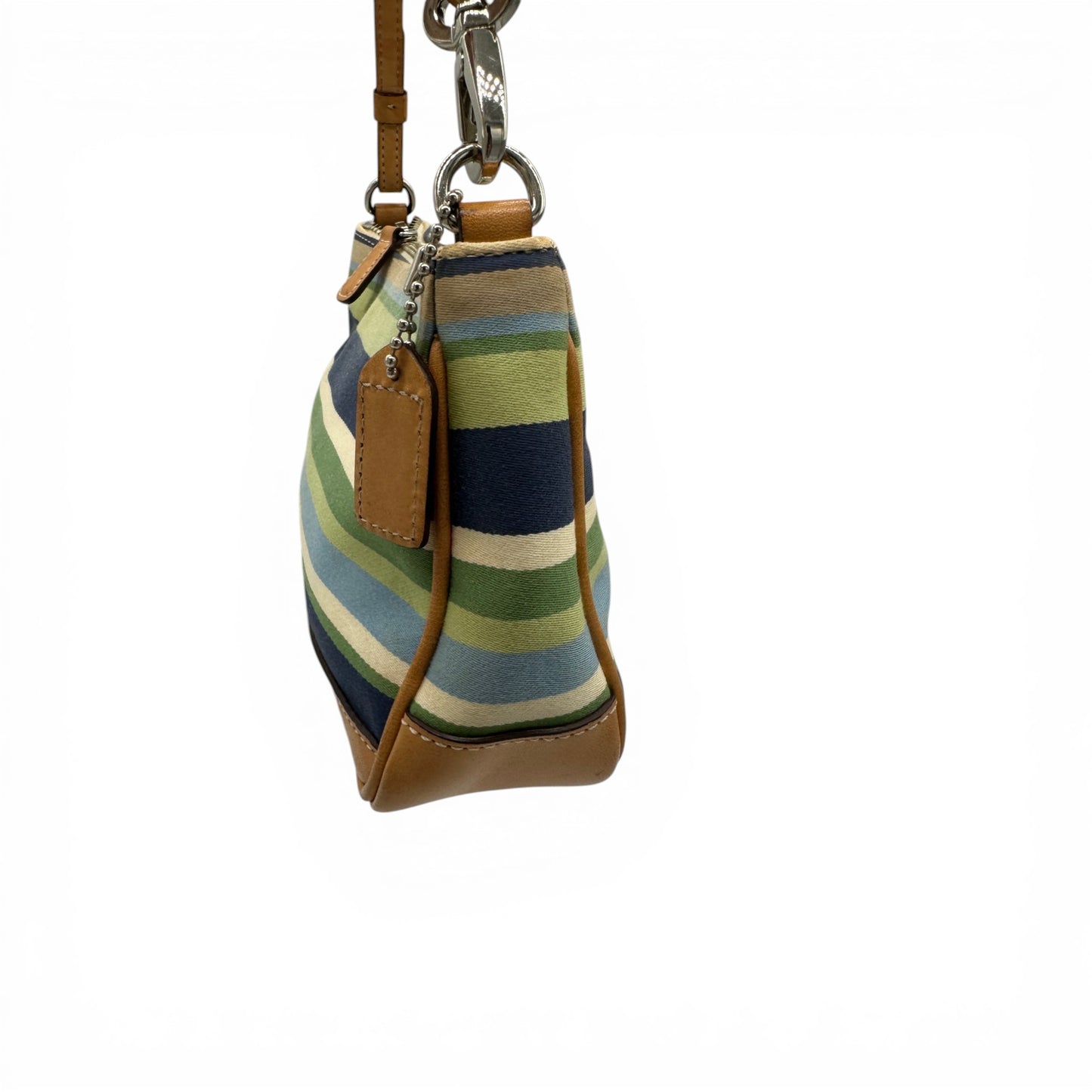 Vintage Coach 7749 Stripe Demi Mini Shoulder Bag