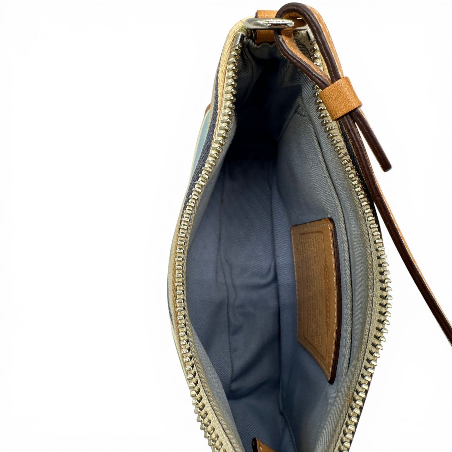 Vintage Coach 7749 Stripe Demi Mini Shoulder Bag