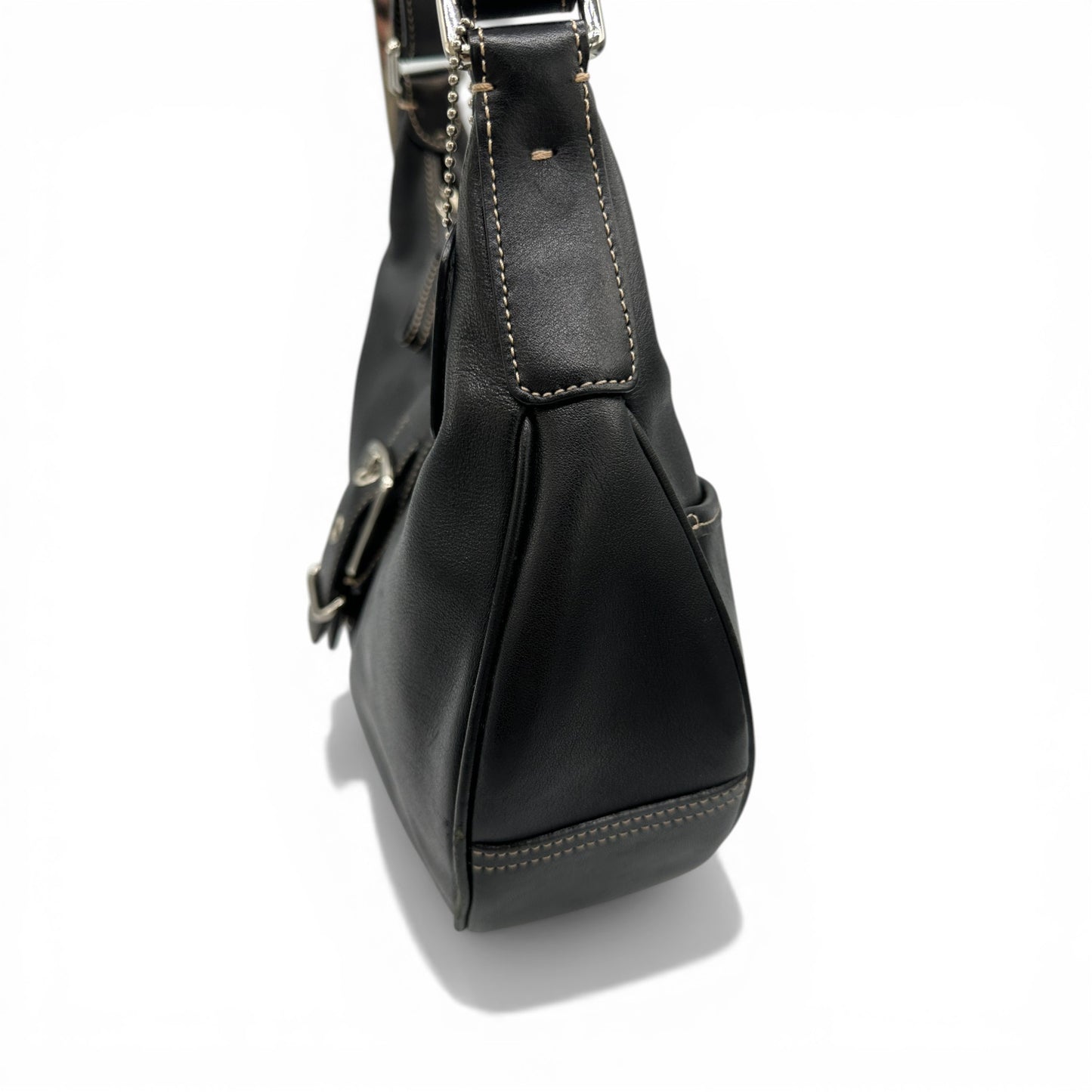 Sac à bandoulière vintage Coach 7548 Soho en forme de demi-lune